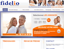 Tablet Screenshot of fidelio-tours.fr